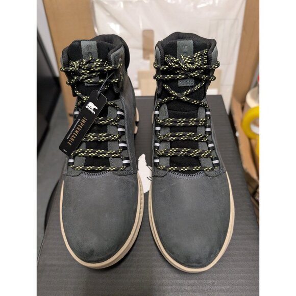 Sorel Mac Hill Lite Mid WP Black Leather Waterproof Boots Men\'s 8 main image 6